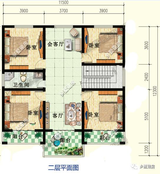 3款農(nóng)村二層小別墅設(shè)計圖，時尚大氣帶露臺，造價太經(jīng)濟(jì)，性價比超高！