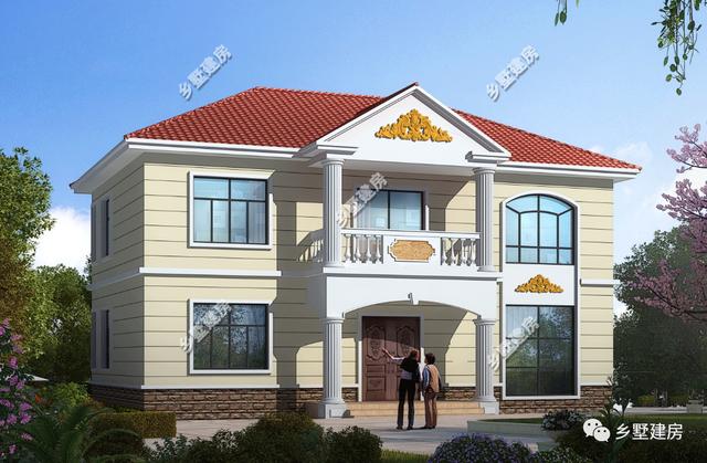 3款農(nóng)村二層小別墅設(shè)計圖，時尚大氣帶露臺，造價太經(jīng)濟(jì)，性價比超高！