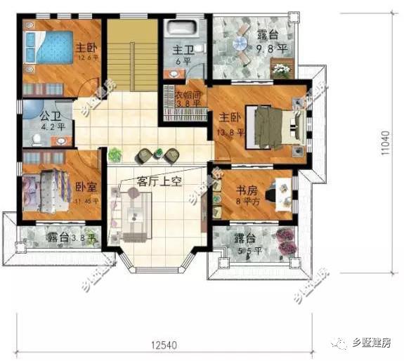 3款農(nóng)村二層小別墅設(shè)計圖，時尚大氣帶露臺，造價太經(jīng)濟(jì)，性價比超高！