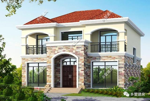 3款農(nóng)村二層小別墅設(shè)計圖，時尚大氣帶露臺，造價太經(jīng)濟(jì)，性價比超高！