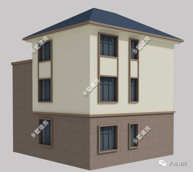 兩款不同風(fēng)格的農(nóng)村自建別墅圖，第一棟現(xiàn)代風(fēng)，第二棟歐式風(fēng)格