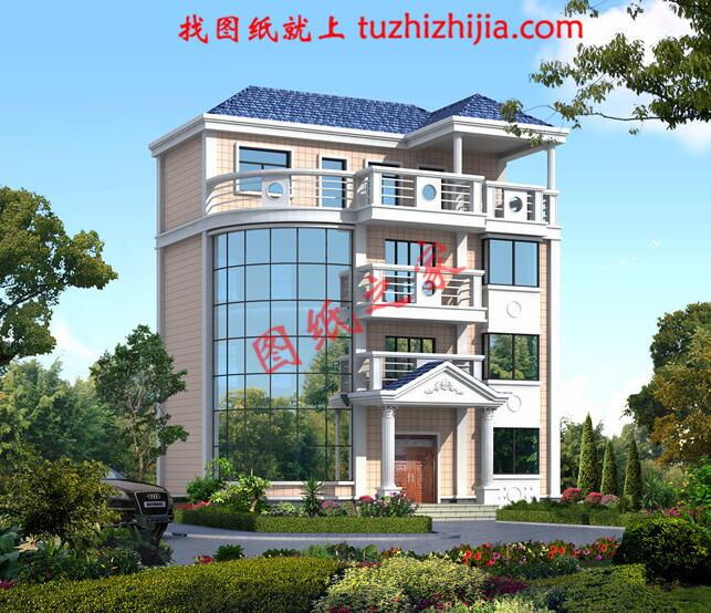 三層半新型農(nóng)村小樓房,面積不大，卻很符合農(nóng)村情況。