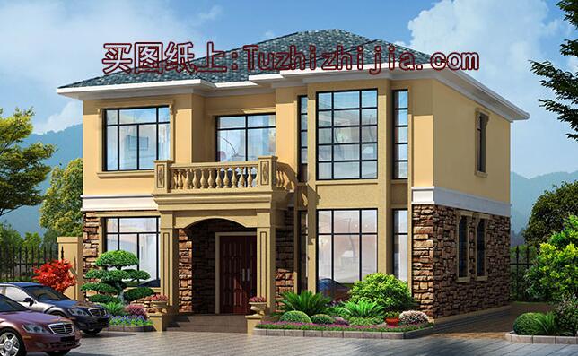 三層半新型農(nóng)村小樓房,面積不大，卻很符合農(nóng)村情況。