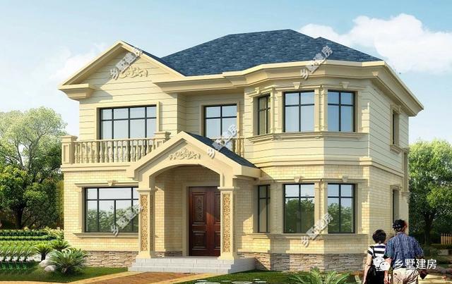 兩款不同風(fēng)格的二層別墅設(shè)計圖，歐式法式隨你挑選，理想生活中的標(biāo)配！