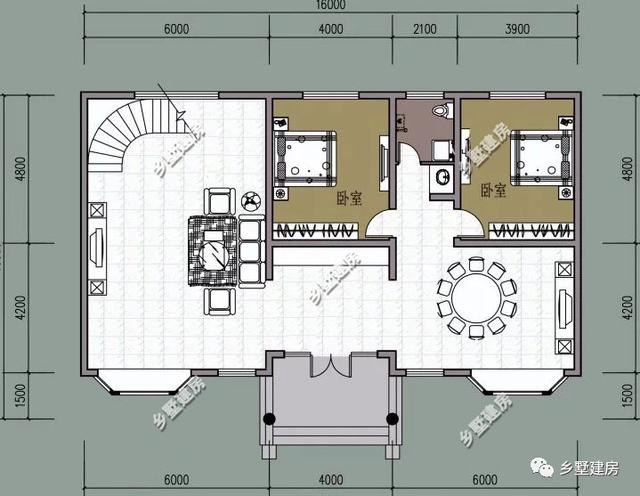 兩款不同風(fēng)格的二層別墅設(shè)計圖，歐式法式隨你挑選，理想生活中的標(biāo)配！