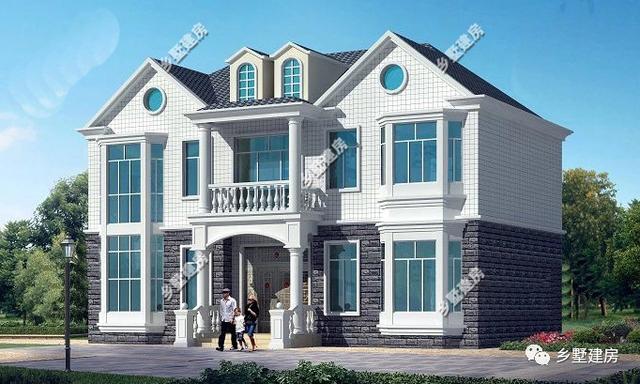 兩款不同風(fēng)格的二層別墅設(shè)計圖，歐式法式隨你挑選，理想生活中的標(biāo)配！