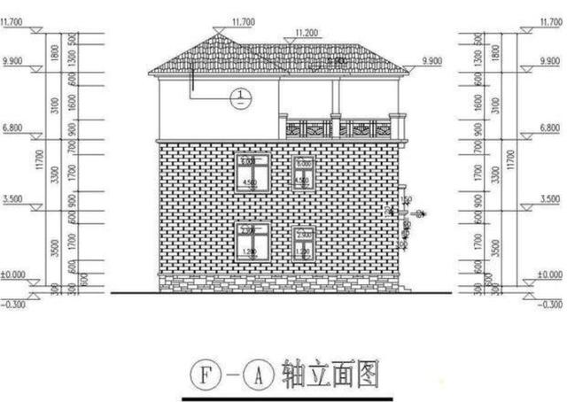 一款簡約風格的農(nóng)村小別墅圖，開間12米很實用，還設有堂屋，保證給你長臉！