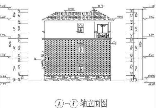 一款簡約風格的農(nóng)村小別墅圖，開間12米很實用，還設有堂屋，保證給你長臉！