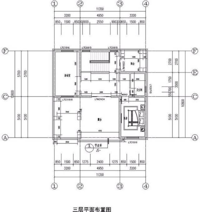 一款簡約風格的農(nóng)村小別墅圖，開間12米很實用，還設有堂屋，保證給你長臉！