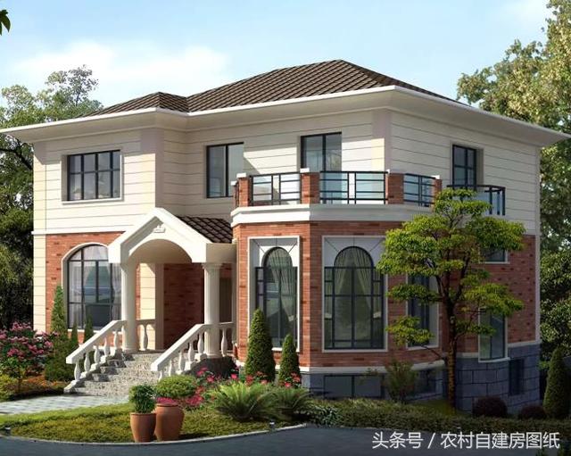 3款二層農(nóng)村小別墅設(shè)計(jì)圖，帶露臺(tái)堂屋臥室多，你更喜歡哪款