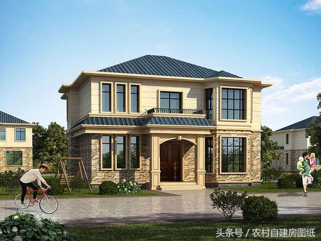 3款二層農(nóng)村小別墅設(shè)計(jì)圖，帶露臺(tái)堂屋臥室多，你更喜歡哪款