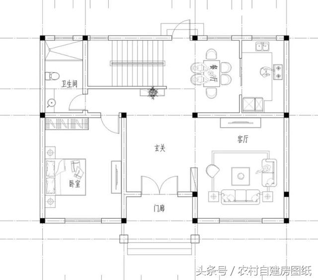3款二層農(nóng)村小別墅設(shè)計(jì)圖，帶露臺(tái)堂屋臥室多，你更喜歡哪款