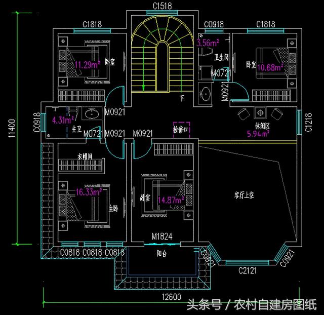 3款二層農(nóng)村小別墅設(shè)計(jì)圖，帶露臺(tái)堂屋臥室多，你更喜歡哪款