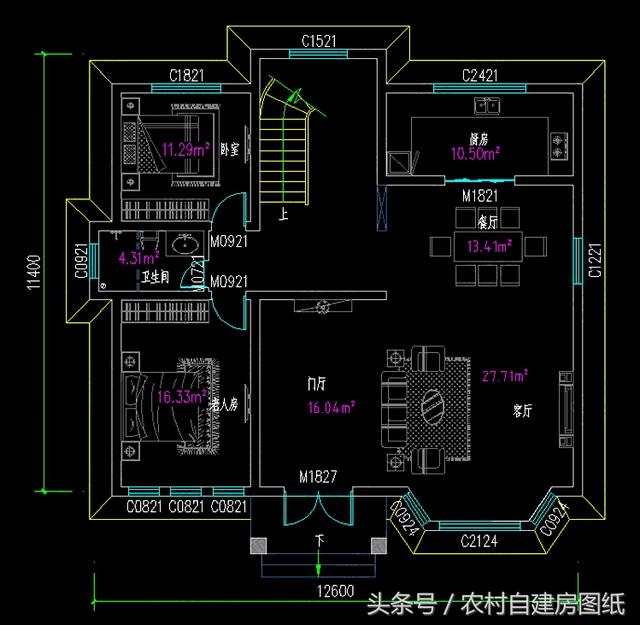3款二層農(nóng)村小別墅設(shè)計(jì)圖，帶露臺(tái)堂屋臥室多，你更喜歡哪款