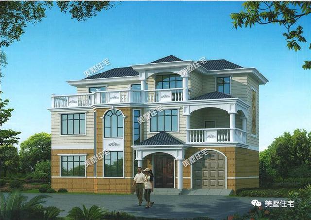 自建房不僅要好看，還得實(shí)用美觀價(jià)格合理，這3款三層別墅最低只要27萬