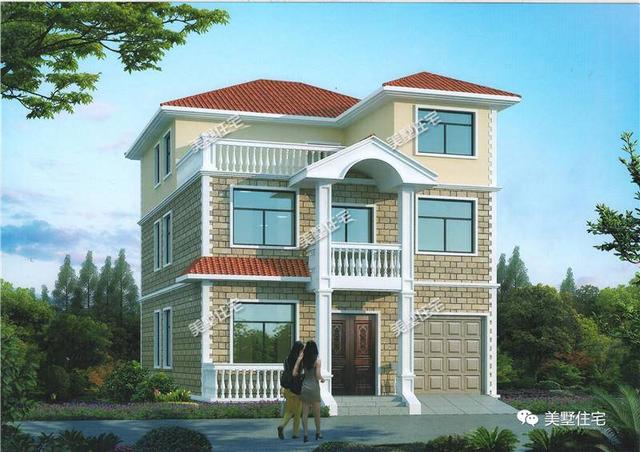 自建房不僅要好看，還得實(shí)用美觀價(jià)格合理，這3款三層別墅最低只要27萬