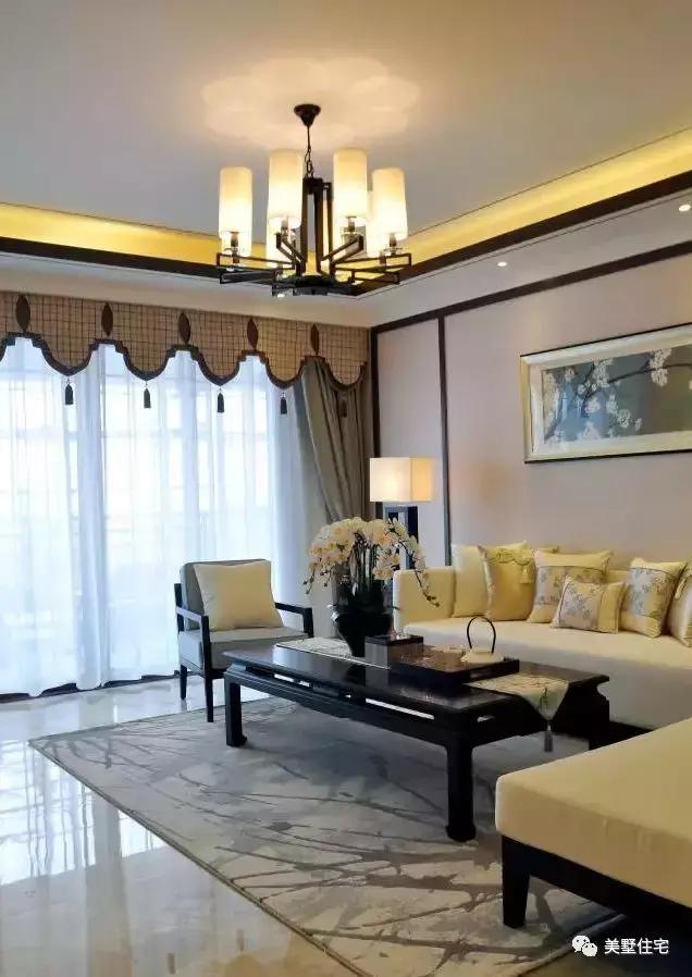 平屋頂新中式別墅圖，一種風格，兩種設計，好房子就是受歡迎