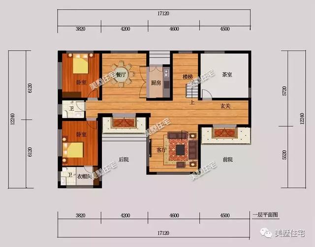 平屋頂新中式別墅圖，一種風格，兩種設計，好房子就是受歡迎