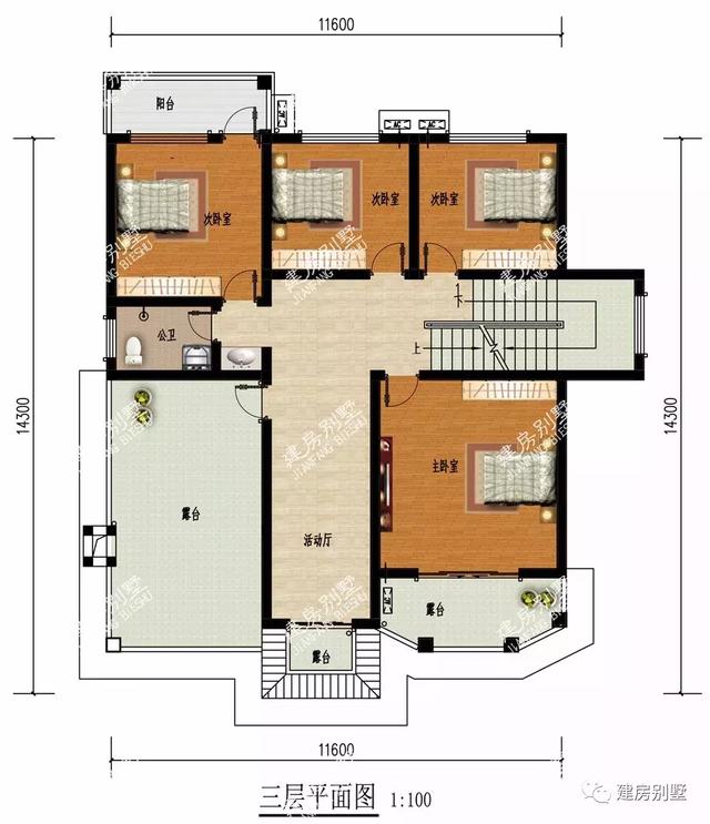 4棟建在農(nóng)村的三層歐式別墅圖，豪華大氣的外觀，建哪一棟都是令人生羨的