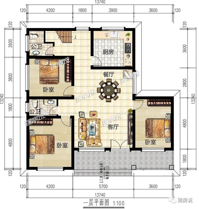 5棟漂亮的別墅設(shè)計圖，送給需要建房的你，每一棟都很出色！