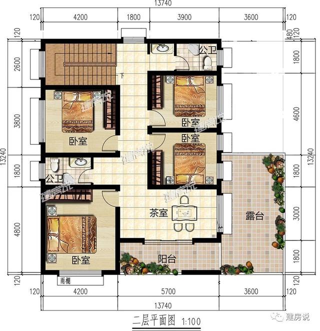 5棟漂亮的別墅設(shè)計圖，送給需要建房的你，每一棟都很出色！