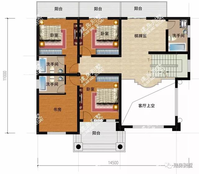 經(jīng)典實(shí)用夠氣派的四層別墅圖，戶型通透活動(dòng)室齊全，男女老少都喜歡