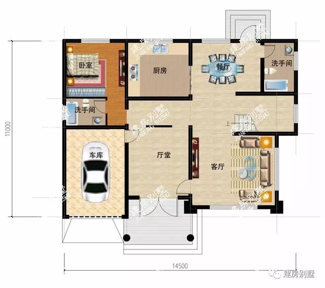 經(jīng)典實(shí)用夠氣派的四層別墅圖，戶型通透活動(dòng)室齊全，男女老少都喜歡