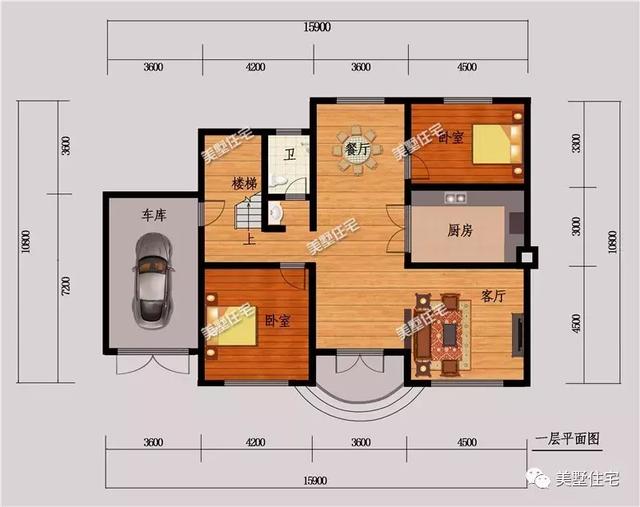 6款帶車庫的別墅設(shè)計(jì)圖，適合現(xiàn)代農(nóng)村生活