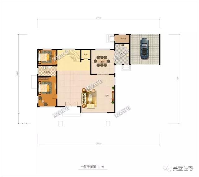 6款帶車庫的別墅設(shè)計(jì)圖，適合現(xiàn)代農(nóng)村生活