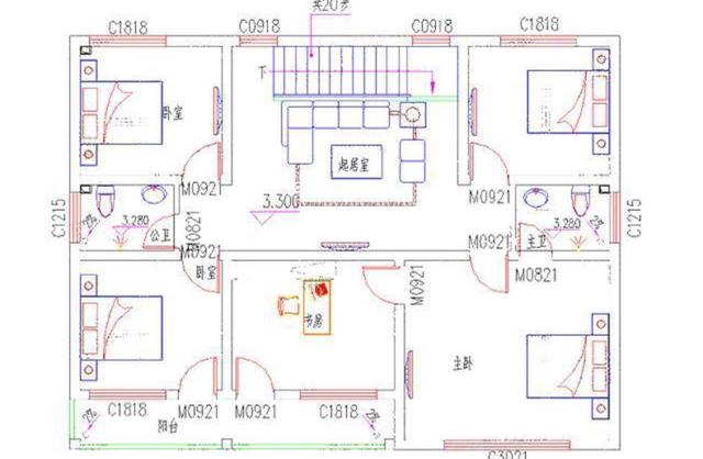 這樣的新中式別墅設(shè)計圖要在農(nóng)村建起來，肯定倍兒有面！