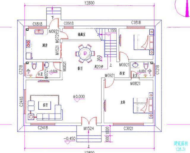 這樣的新中式別墅設(shè)計圖要在農(nóng)村建起來，肯定倍兒有面！