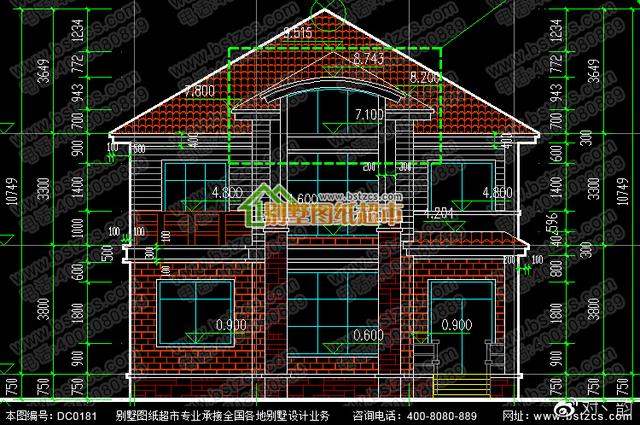 新農(nóng)村二層別墅設(shè)計(jì)效果圖，戶(hù)型合理，經(jīng)濟(jì)適用