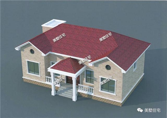 4款一層鄉(xiāng)村小別墅設(shè)計(jì)圖，美觀實(shí)用造價(jià)低，真的漂亮又精致