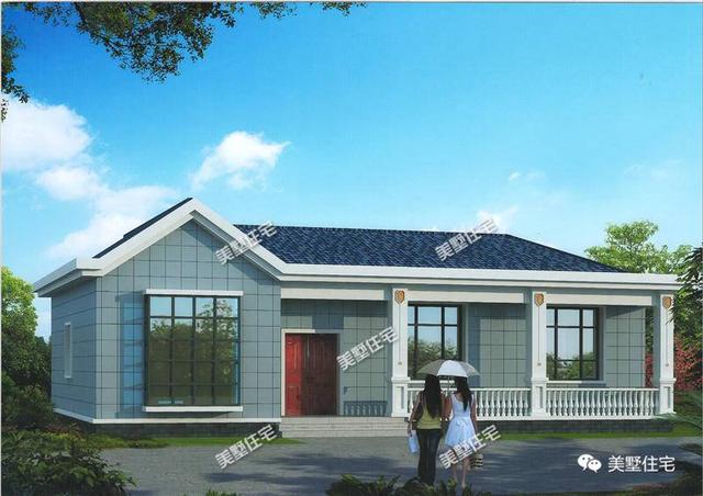 4款一層鄉(xiāng)村小別墅設(shè)計(jì)圖，美觀實(shí)用造價(jià)低，真的漂亮又精致