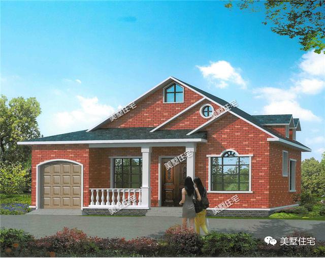 4款一層鄉(xiāng)村小別墅設(shè)計(jì)圖，美觀實(shí)用造價(jià)低，真的漂亮又精致