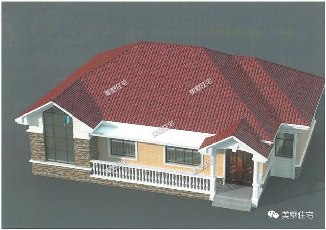 4款一層鄉(xiāng)村小別墅設(shè)計(jì)圖，美觀實(shí)用造價(jià)低，真的漂亮又精致