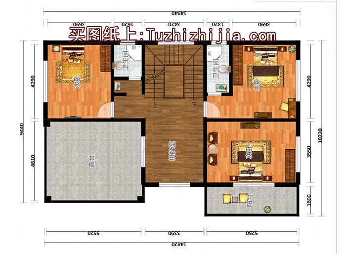150平米農(nóng)村戶型圖，20萬(wàn)打造，驚爆眼球，村里人紛紛效仿！