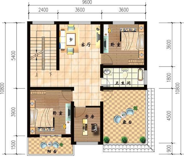 戶型經(jīng)過設計優(yōu)化的2款三層農(nóng)村別墅設計圖