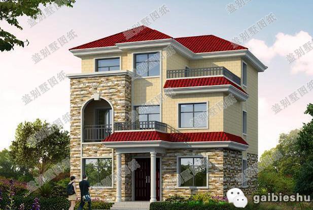 戶型經(jīng)過設計優(yōu)化的2款三層農(nóng)村別墅設計圖