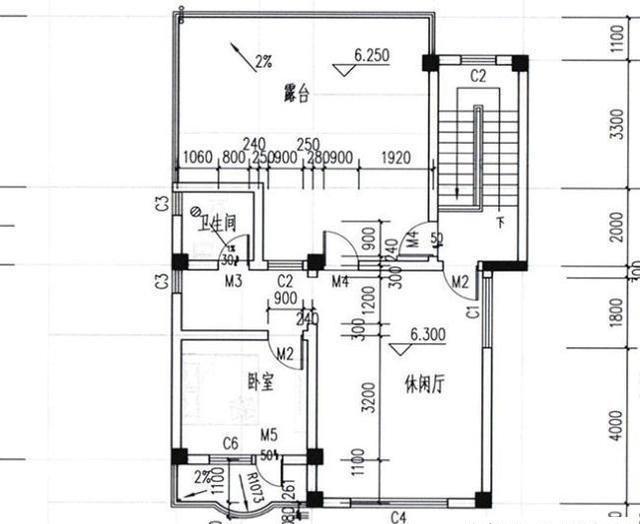 12×14米2廳5臥三層帶挑空客廳+超大落地窗別墅設(shè)計圖，整體色彩雅觀精致