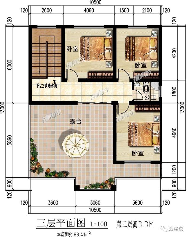 125㎡的歐式別墅設(shè)計(jì)圖，造型精美、布局合理，絕對(duì)會(huì)是農(nóng)村建房一個(gè)不可多得的好選擇