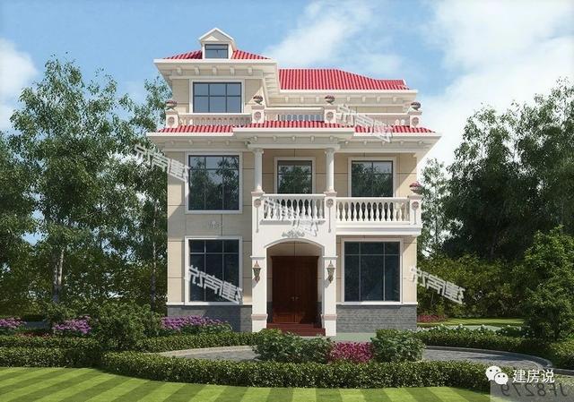 125㎡的歐式別墅設(shè)計(jì)圖，造型精美、布局合理，絕對(duì)會(huì)是農(nóng)村建房一個(gè)不可多得的好選擇