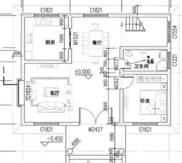 2款25萬二層簡歐農(nóng)村小別墅設(shè)計圖，外形設(shè)計雅觀，室內(nèi)布局流暢