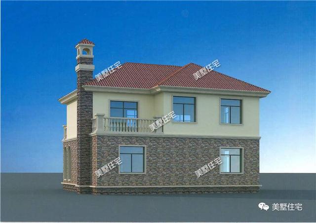 3款兩層很適合在農村建的小別墅設計圖，簡單經濟實用又美觀，你看了一定會喜歡的