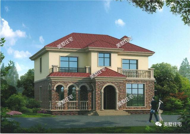 3款兩層很適合在農村建的小別墅設計圖，簡單經濟實用又美觀，你看了一定會喜歡的