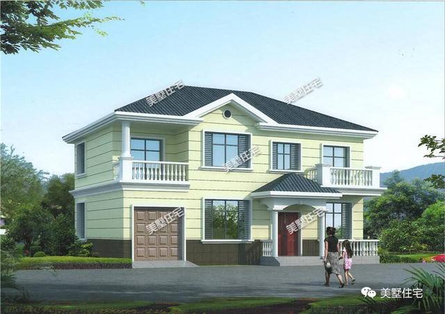 3款兩層很適合在農村建的小別墅設計圖，簡單經濟實用又美觀，你看了一定會喜歡的