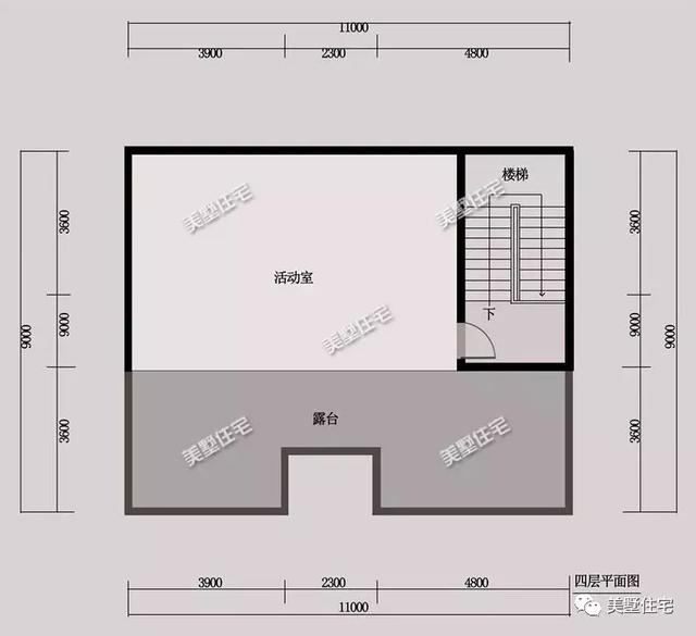 極具現(xiàn)代風(fēng)格的別墅設(shè)計(jì)圖，造價(jià)也不高，是小宅基地的完美首選