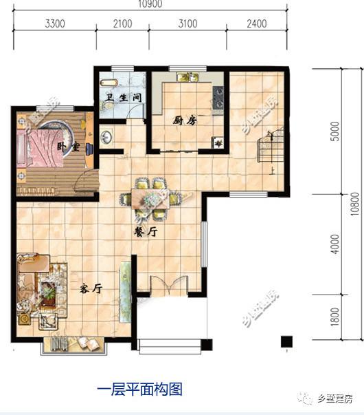 小伙子自建二層別墅設計圖，成為全村人羨慕的對象