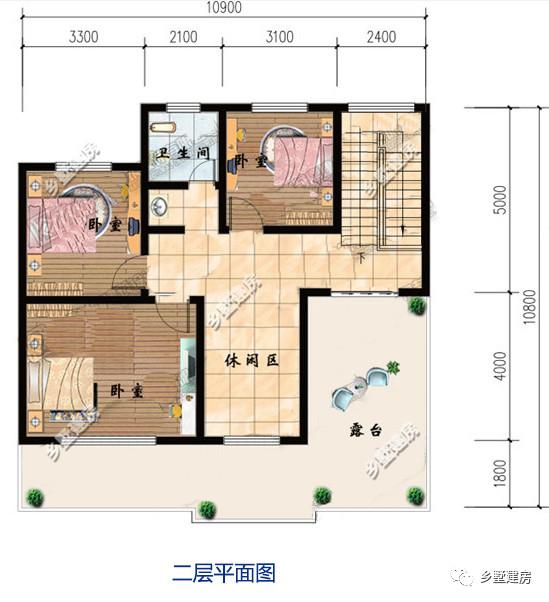 小伙子自建二層別墅設計圖，成為全村人羨慕的對象
