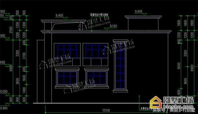 13.9X12.9m現(xiàn)代二層別墅設(shè)計(jì)圖，地下室車庫，在農(nóng)村建也是一個不錯的選擇